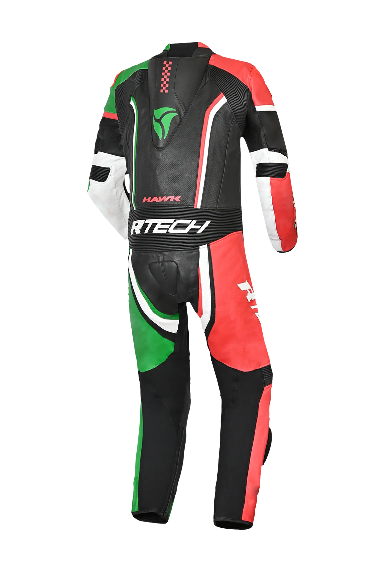 R-Tech Hawk 1 Pc Nero Bianca verde rosso 