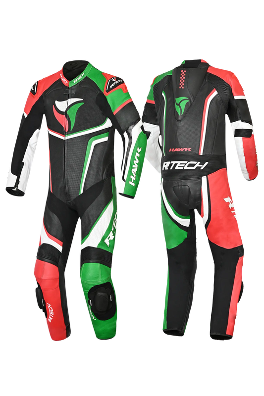 R-Tech Hawk 1 Pc Nero Bianca verde rosso 