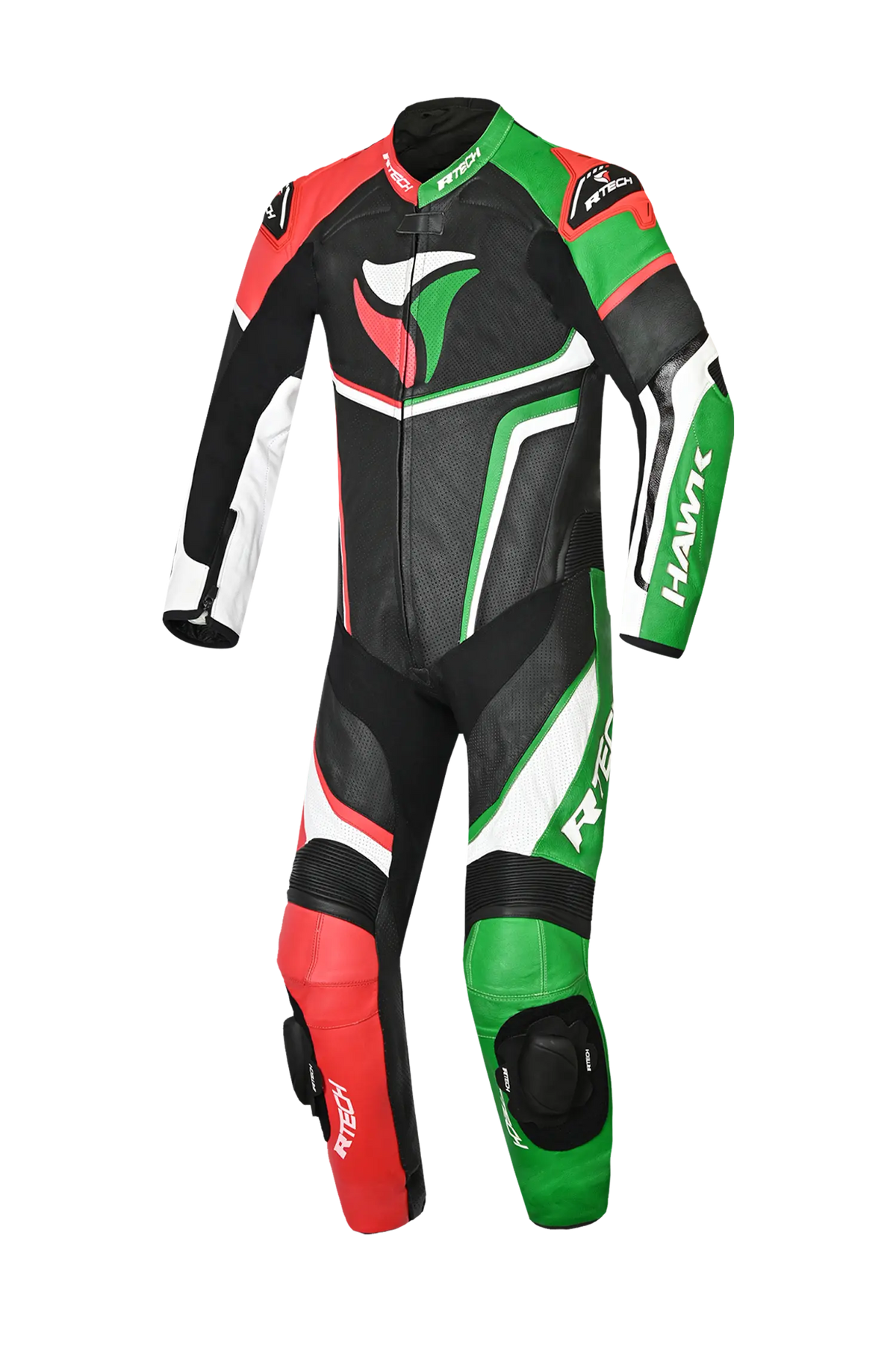 R-Tech Hawk 1 Pc Nero Bianca verde rosso 