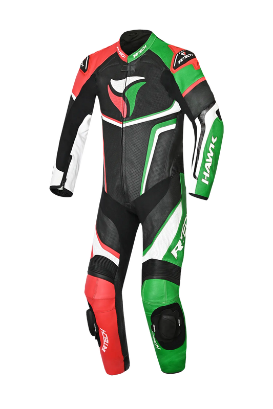 R-Tech Hawk 1 Pc Nero Bianca verde rosso 