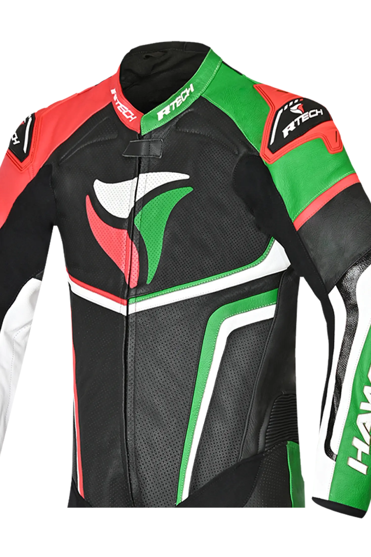 R-Tech Hawk 1 Pc Nero Bianca verde rosso 
