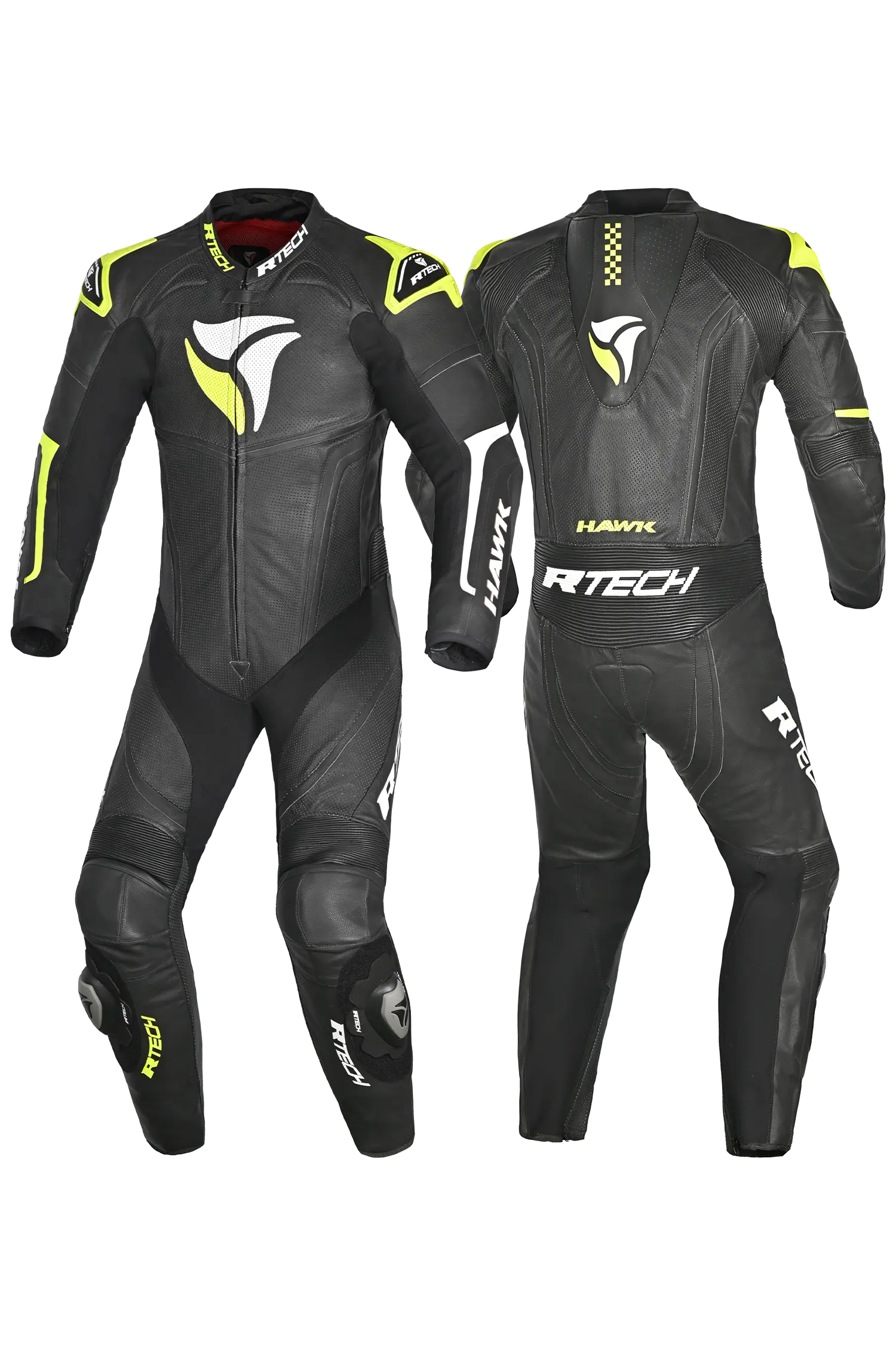 R-Tech Hawk 1 Pc Nero Giallo Fluor 