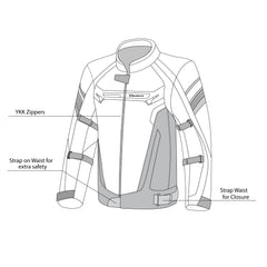 BELA HIGHLAND GIACCA MOTO UOMO NERA ICE GRIGIA 