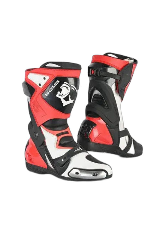 Bela Race Pro Nero/Blanco/Rosso Stivali Da Corsa 