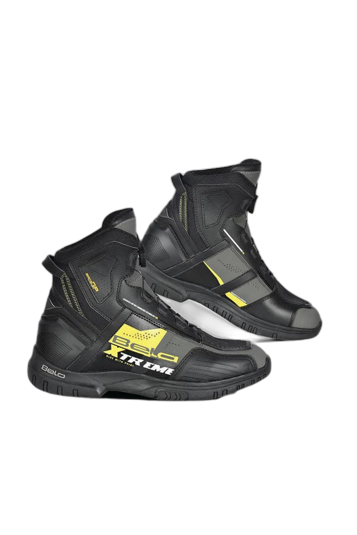 BELA EXTREME FORCE URBAN BOTAS NEGRO GRIS AMARILLO 