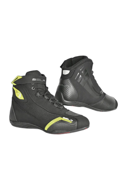 Bela Kiva Boots for Men Black/Yellow  – Yamoto.it