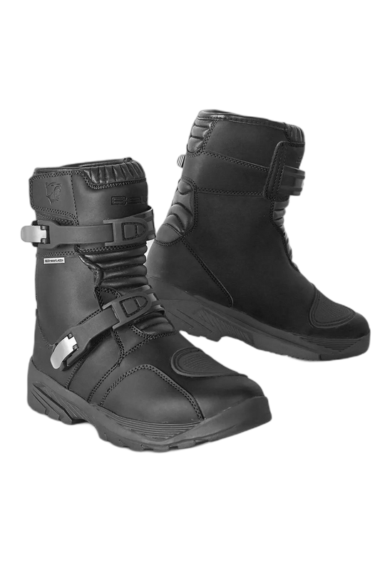 BELA JUNIOR STIVALI CORTI IN PELLE NERO 