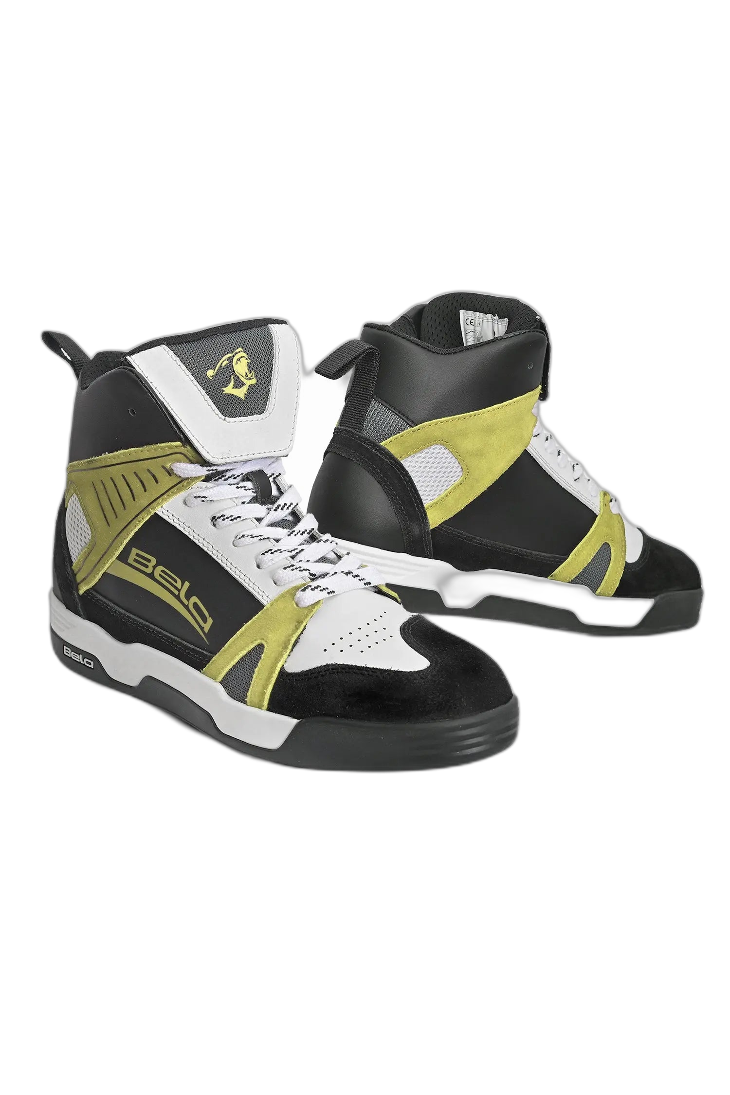 BELA- Botas Rover Urban Negro Balnaco F.Amarillo 