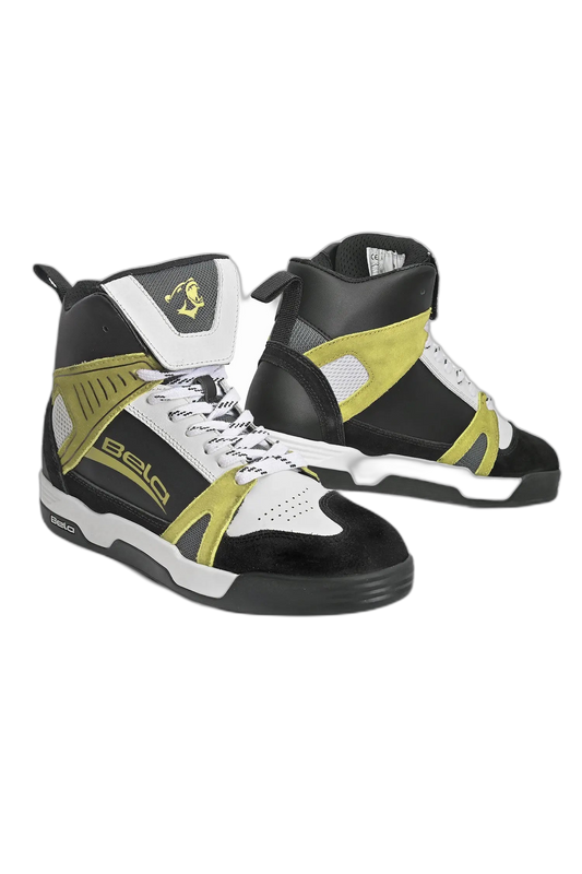 BELA- Botas Rover Urban Negro Balnaco F.Amarillo 