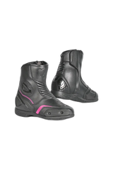Bela Faster 2.0 Motociclo Stivali Da Corsa Nero / rosa 