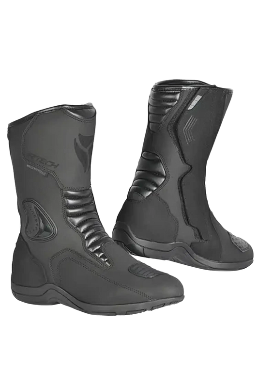 R-Tech Trojan Lunar Nero Stivali da turismo per moto 