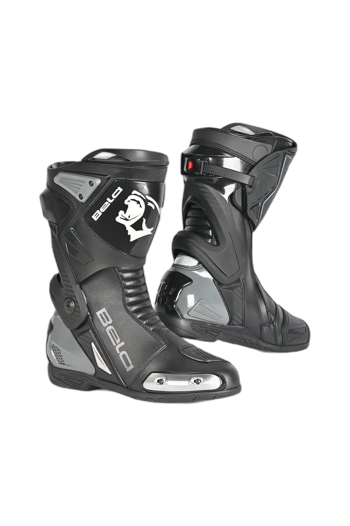 Bela Stivali da moto Corsa Turbo Track - Nero Grigio 