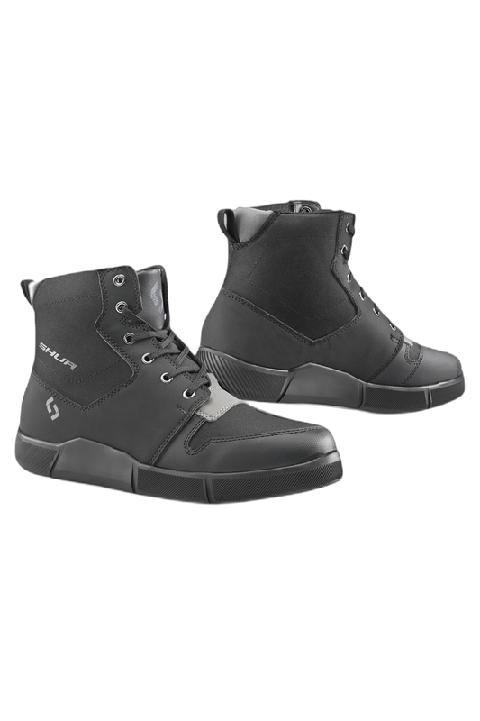 SHUA - Oddin Scarpe Da Moto Urban - Nero Grigio 