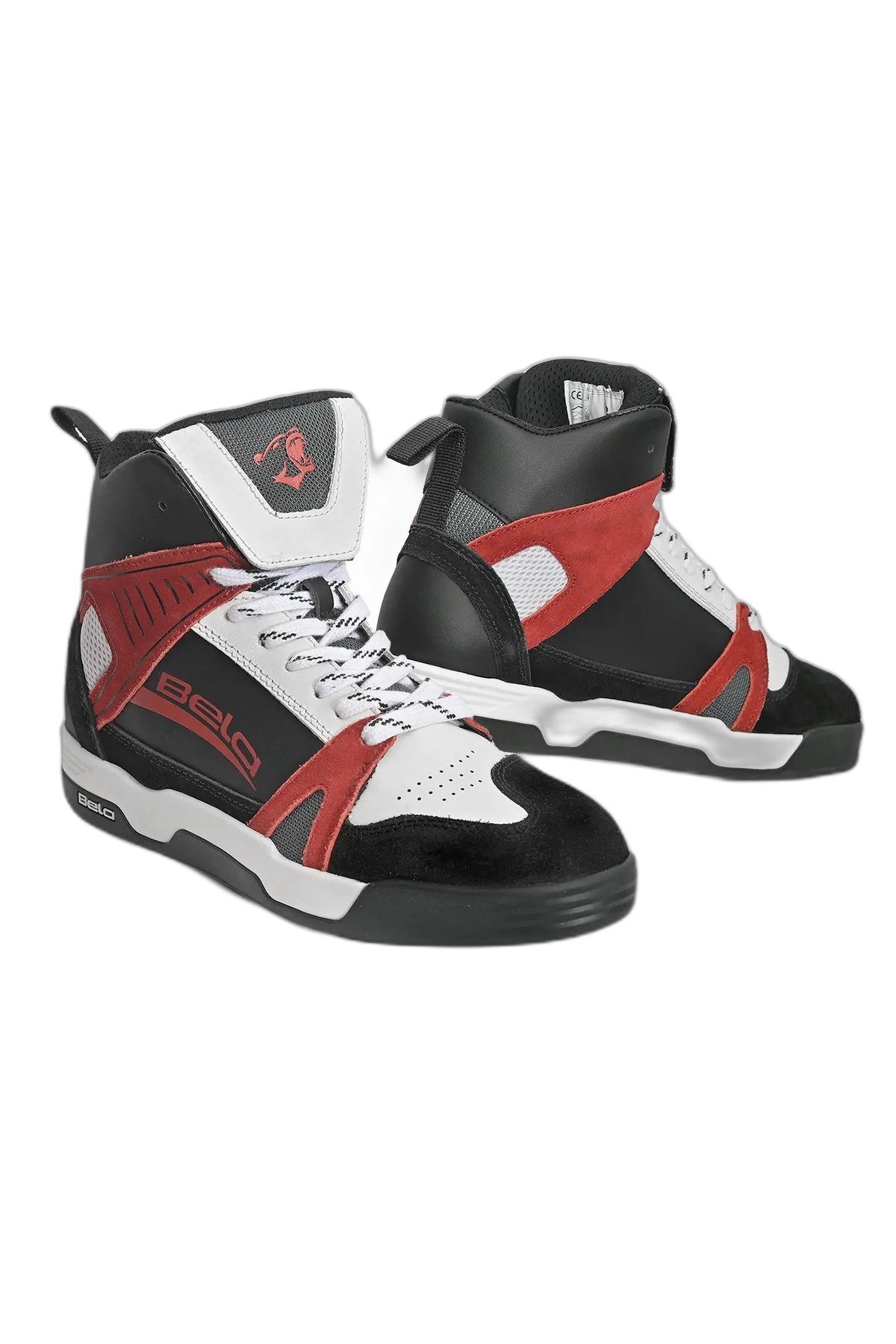 BELA - Botas Rover Urban Negro Balnaco Rojo 