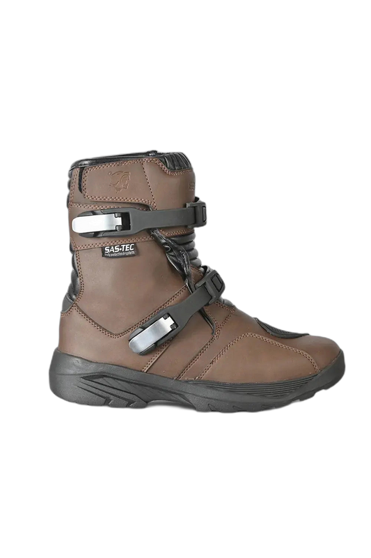 BELA JUNIOR STIVALI CORTI IN PELLE MARRONE 