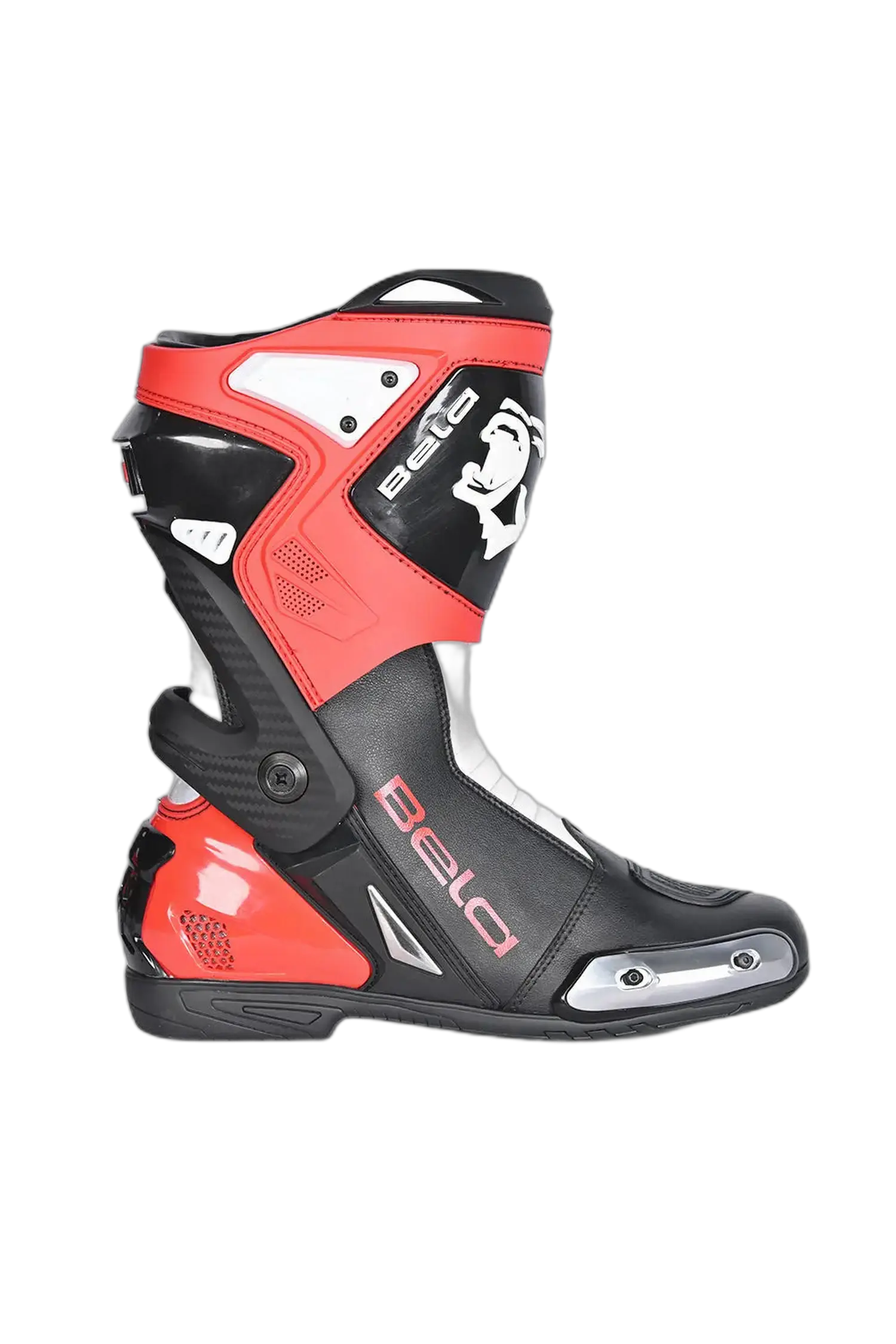 Bela Stivali da moto Corsa Turbo Track Nero Rosso 