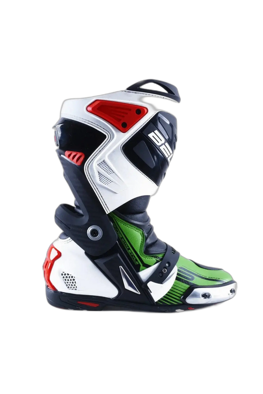 Bela Race Pro Verde Stivali da Motociclista 