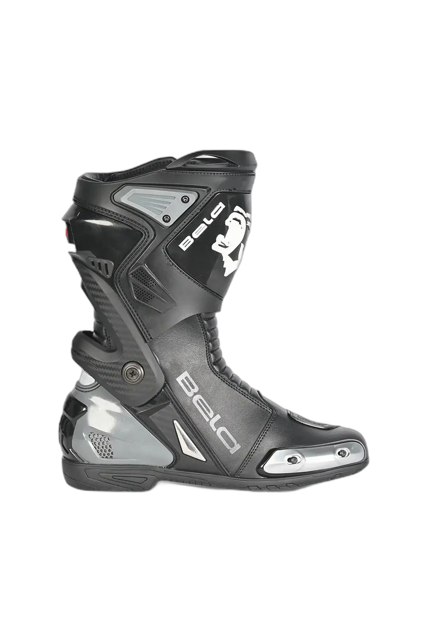 Bela Stivali da moto Corsa Turbo Track - Nero Grigio 