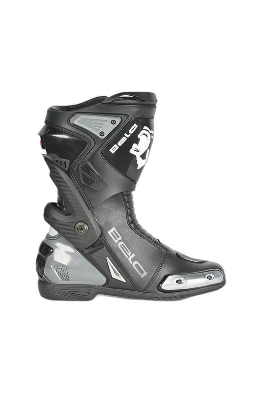 Bela Stivali da moto Corsa Turbo Track - Nero Grigio 