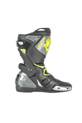 Bela Race Pro Stivali Da Corsa Moto Nero/Grigio/giallo 