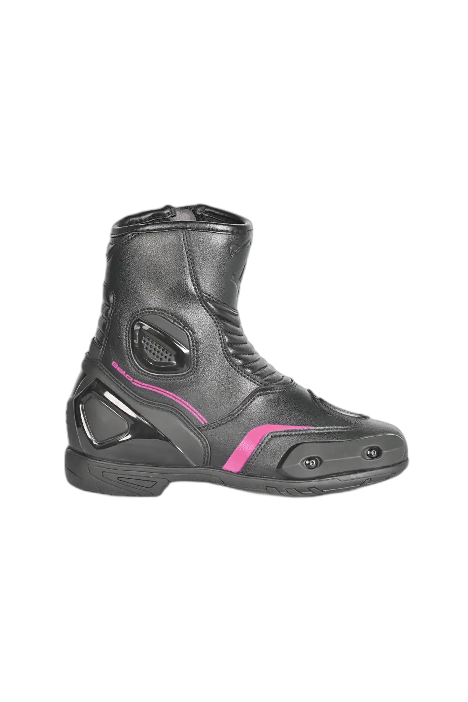 Bela Faster 2.0 Motociclo Stivali Da Corsa Nero / rosa 