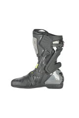 Bela Race Pro Stivali Da Corsa Moto Nero/Grigio/giallo 