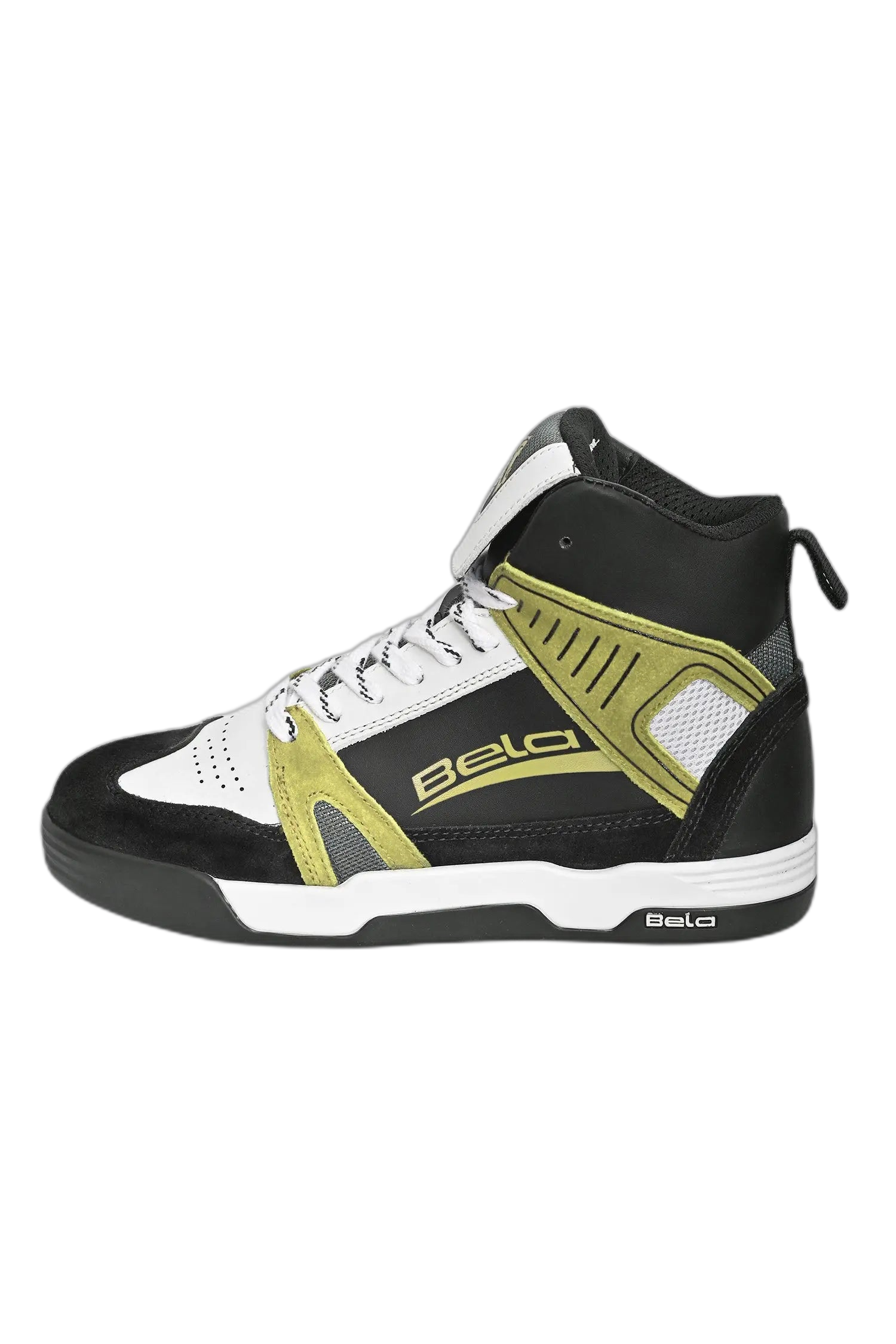 BELA- Botas Rover Urban Negro Balnaco F.Amarillo 