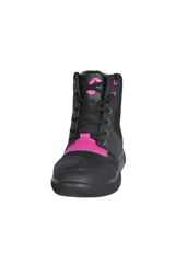 SHUA - Oddin Scarpe Da Moto Urban Donna - Neri Rosa 