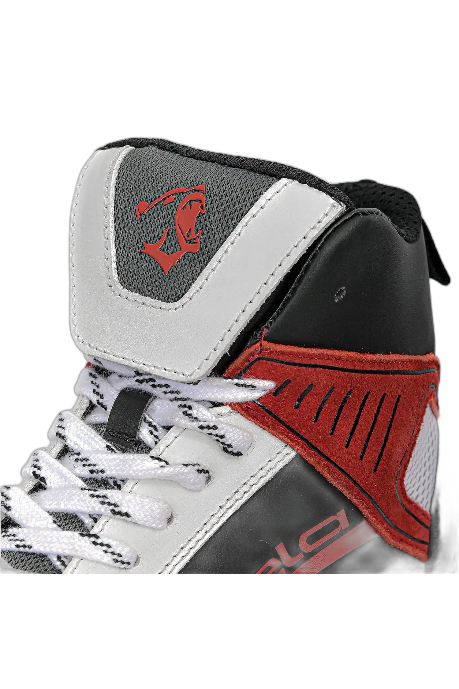 BELA - Botas Rover Urban Negro Balnaco Rojo 