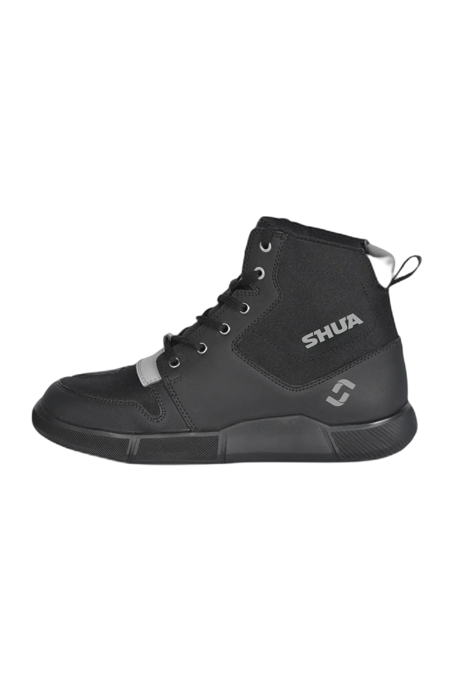 SHUA - Oddin Scarpe Da Moto Urban - Nero Grigio 