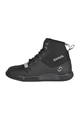 SHUA - Oddin Scarpe Da Moto Urban - Nero Grigio 