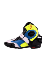 Bela Faster racing Motociclo Stivali Da Corsa Bianco Blu 