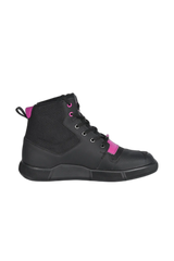 SHUA - Oddin Scarpe Da Moto Urban Donna - Neri Rosa 