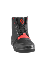 SHUA - Oddin Scarpe Da Moto Urban - Neri Rosso 