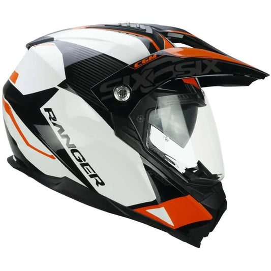 CGM 666G TWIN RANGER Moto Integrali Avventura Caschi Bianco Arancione – Yamoto.it