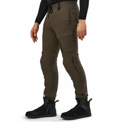 SHIMA PANTALONE JOGGSTER DE MOTO HOMBRE CAQUI 