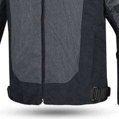 R-TECH SPIRAL MESH CHAQUETA DE MOTO DE HOMBRE TEXTIL NEGRO GRIS VERDE FLUO 