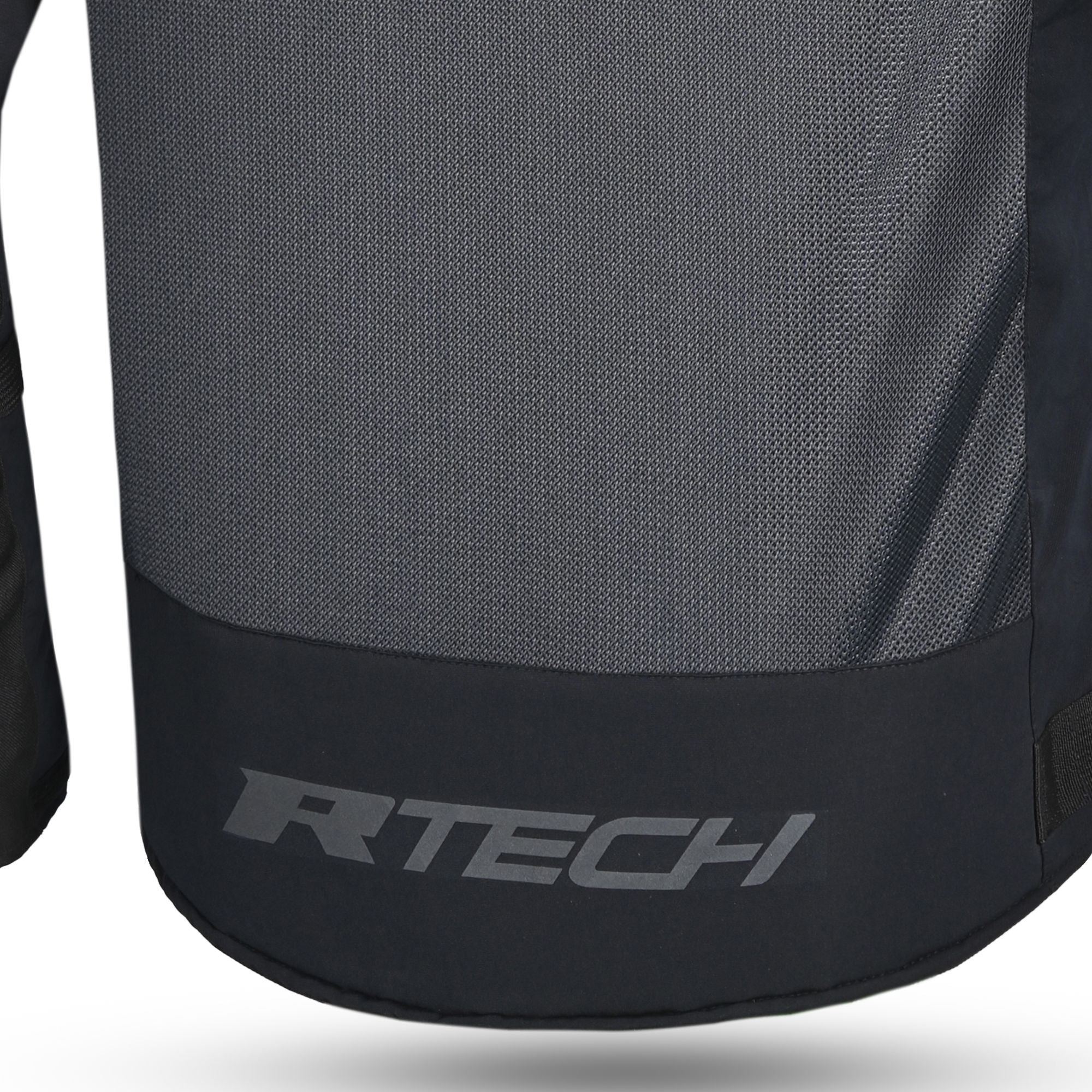 R-TECH SPIRAL MESH CHAQUETA DE MOTO DE HOMBRE TEXTIL NEGRO GRIS VERDE FLUO 