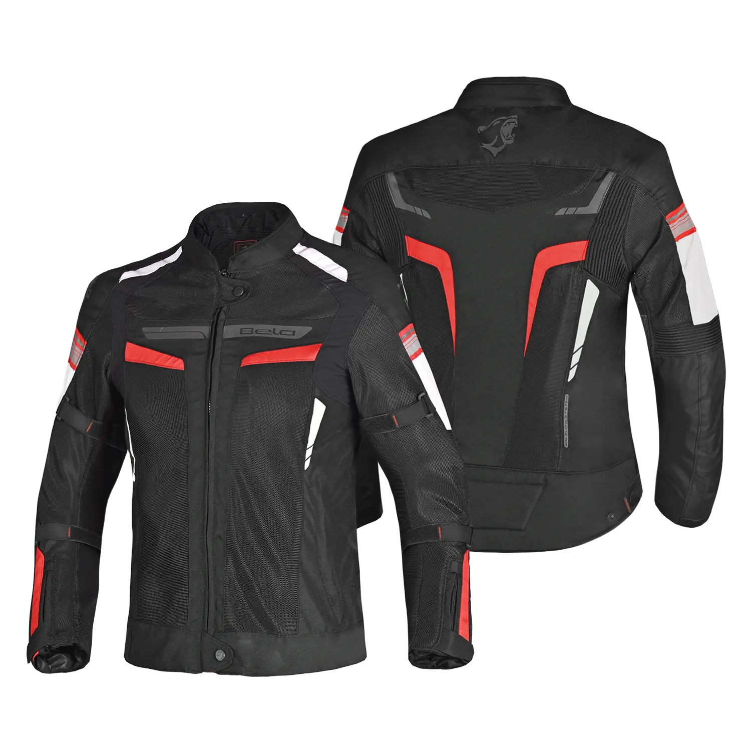 BELA SPRINTER GIACCA TESSILE BAMBINO NERO ROSSO 