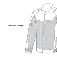 Bela MESH PRO GIACCA MOTO IN TESSUTO TRAFORATO ESTIVA UOMO GHIACCIO/GRIGIO 