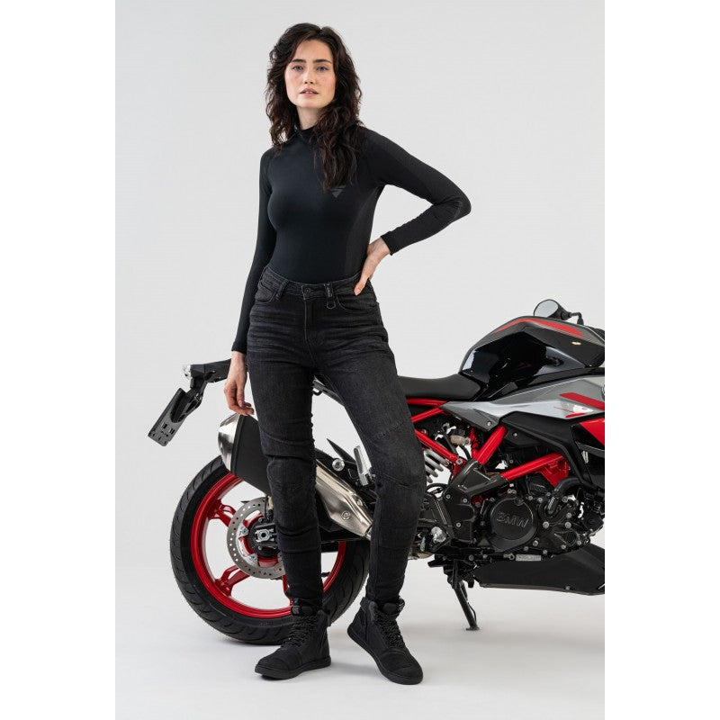 SHIMA METRO VAQUEROS DE MOTO MUJER NEGRO 