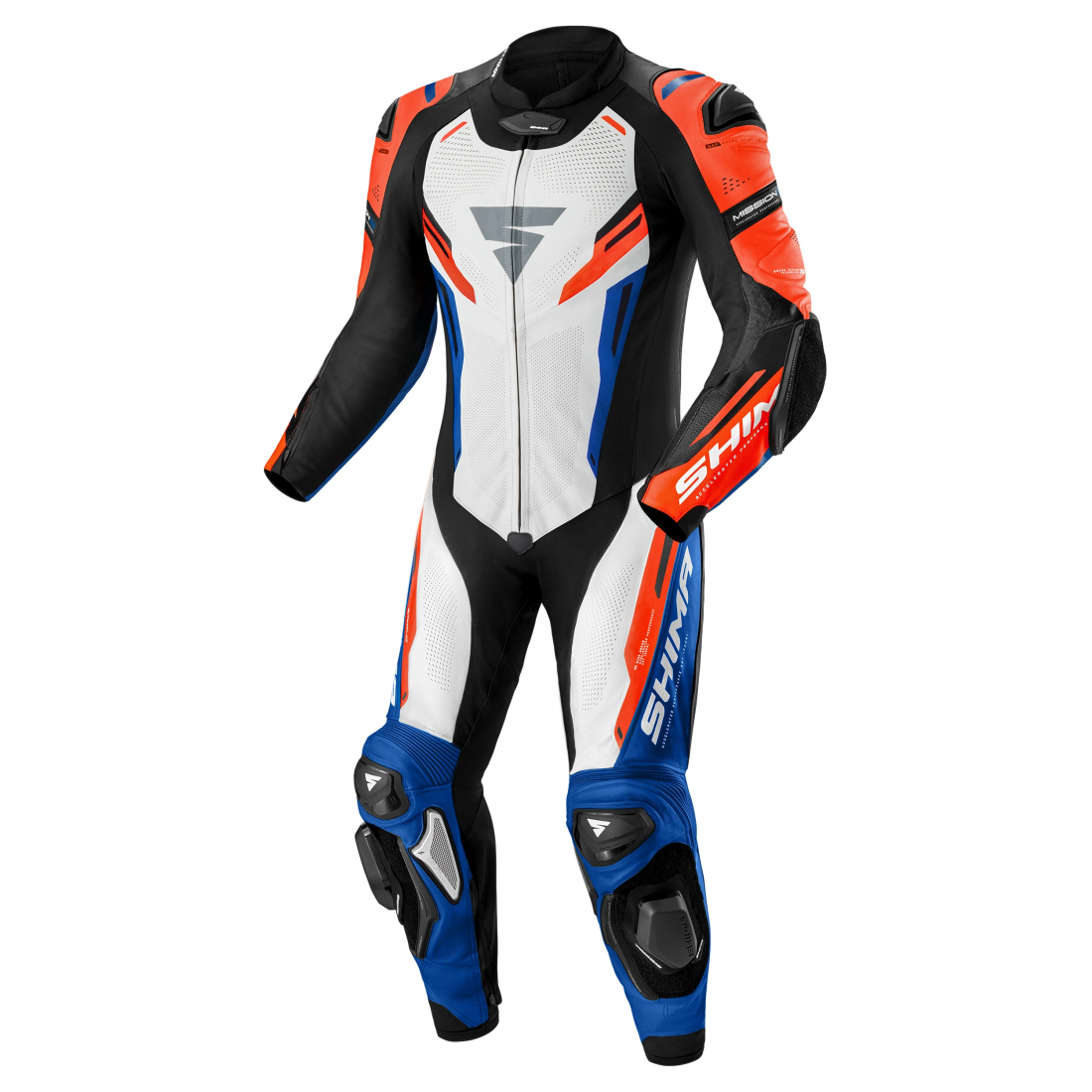 SHIMA MISSION RS MONO DE HOMBRE 1PC AZUL BLANCO ROJO 