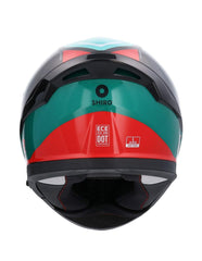 Shiro Katana Orbe integral Casco Verde  Opaco - Yamoto.it