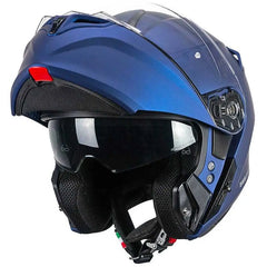 CGM 568A BER MONO Moto Modulari Caschi Blu Satinato 