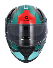 Shiro Katana Orbe integral Casco Verde  Opaco - Yamoto.it