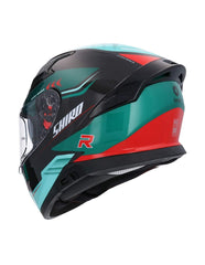 Shiro Katana Orbe integral Casco Verde  Opaco - Yamoto.it