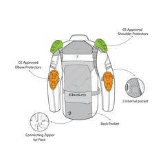 BELA ONSAKER GIACCA TOURING UOMO GRIGIO NERO 