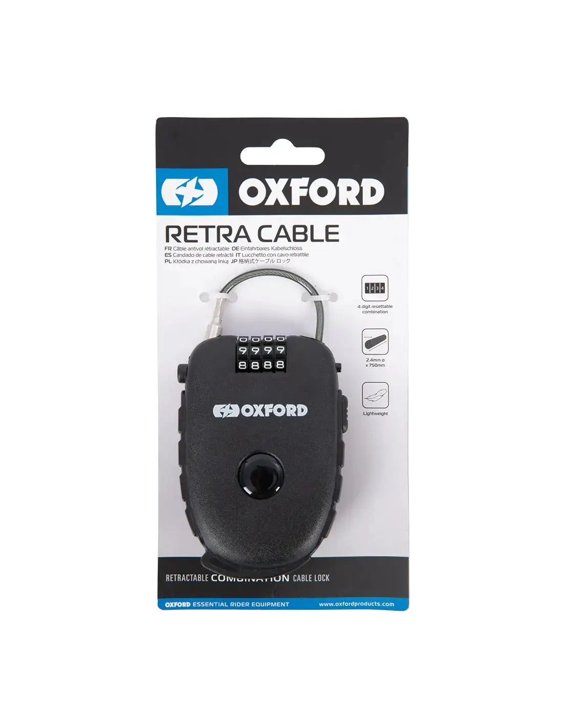 Oxford Retrátil Preto Per Moto 