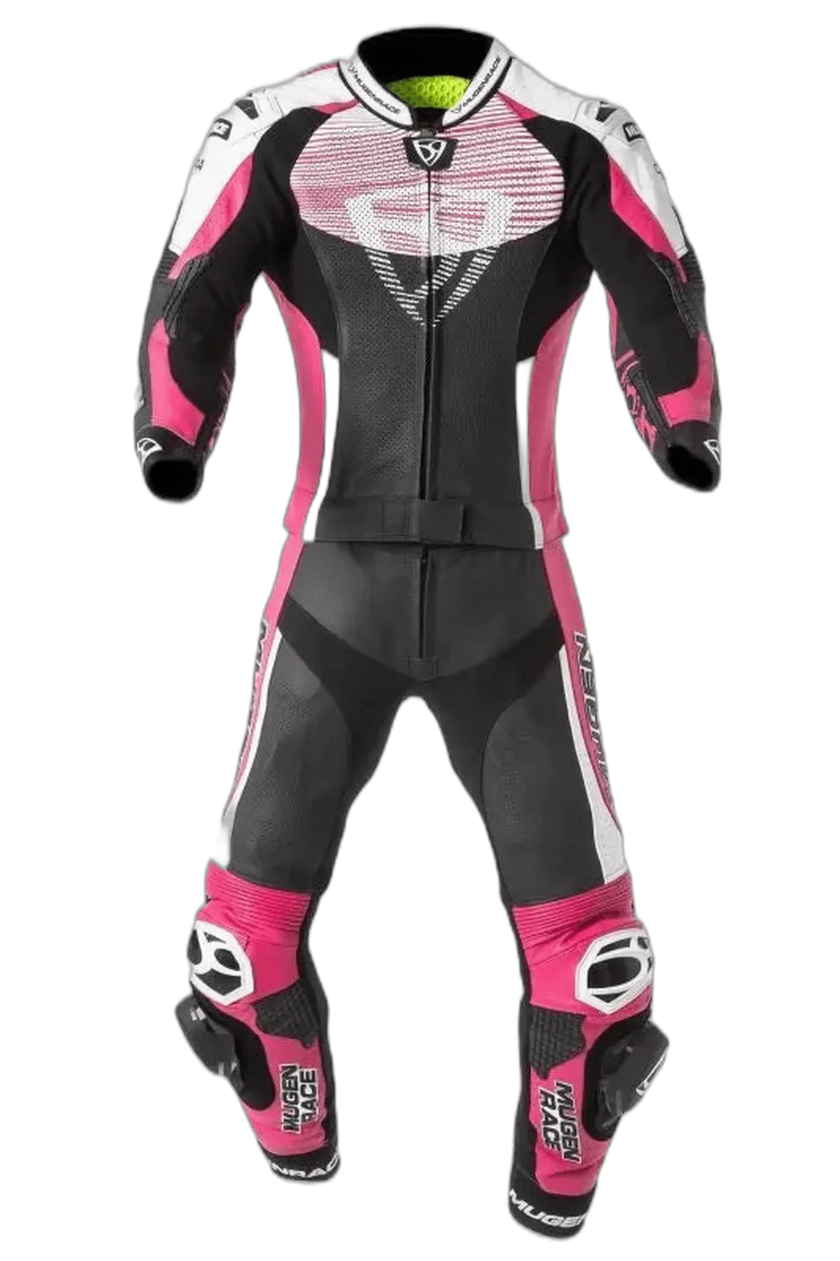 MUGENRACE MNR-2108 CIRA-SR Due Tuta pelle donna Rosa Bianco 