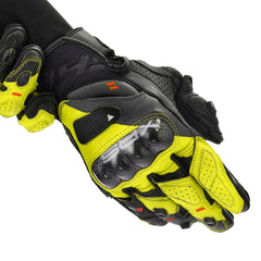 SHIMA XRS-3 GUANTI CORTI DA CORSA UOMO NERO GIALLO FLUO